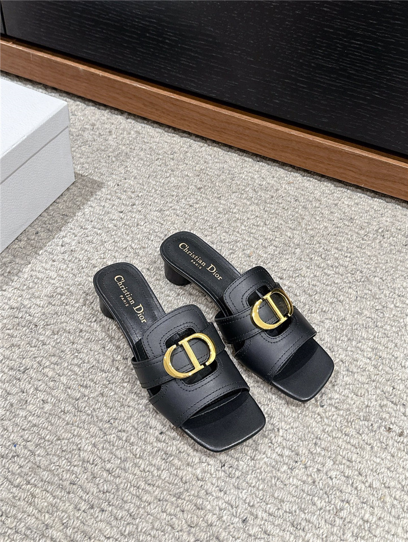 D10r 30 montaigne heeled slide black