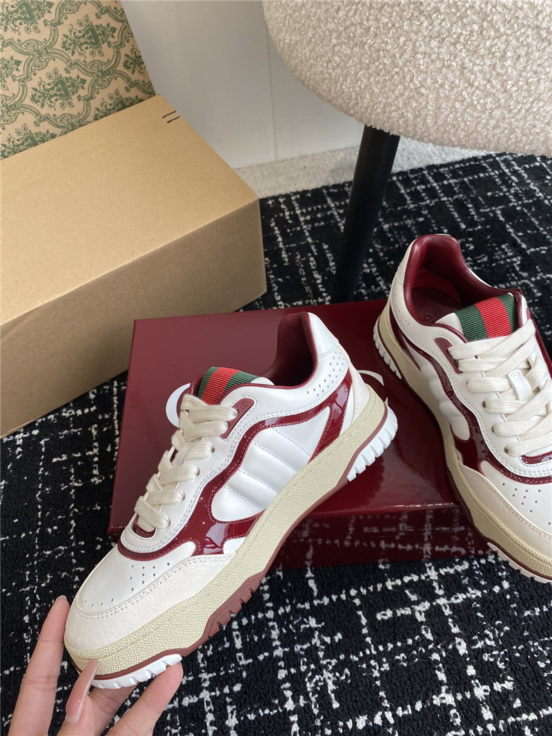 Gvc*1 red lace-up sneakers for ladies
