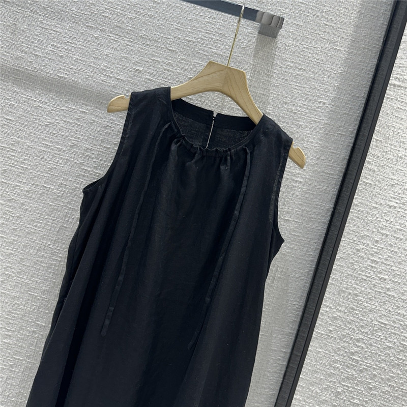 The R0w round neck striped vest dress replica d&g clothing