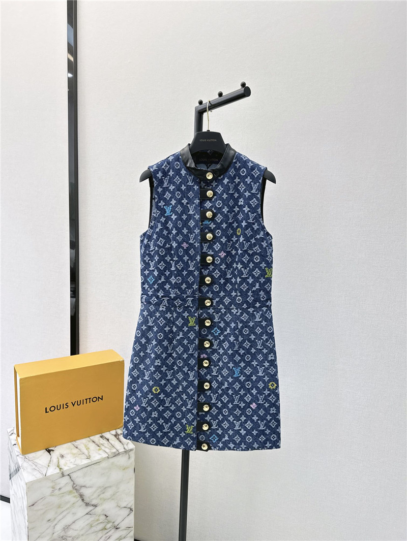 l0vis Vvtt0n lv denim vest dress replica clothes
