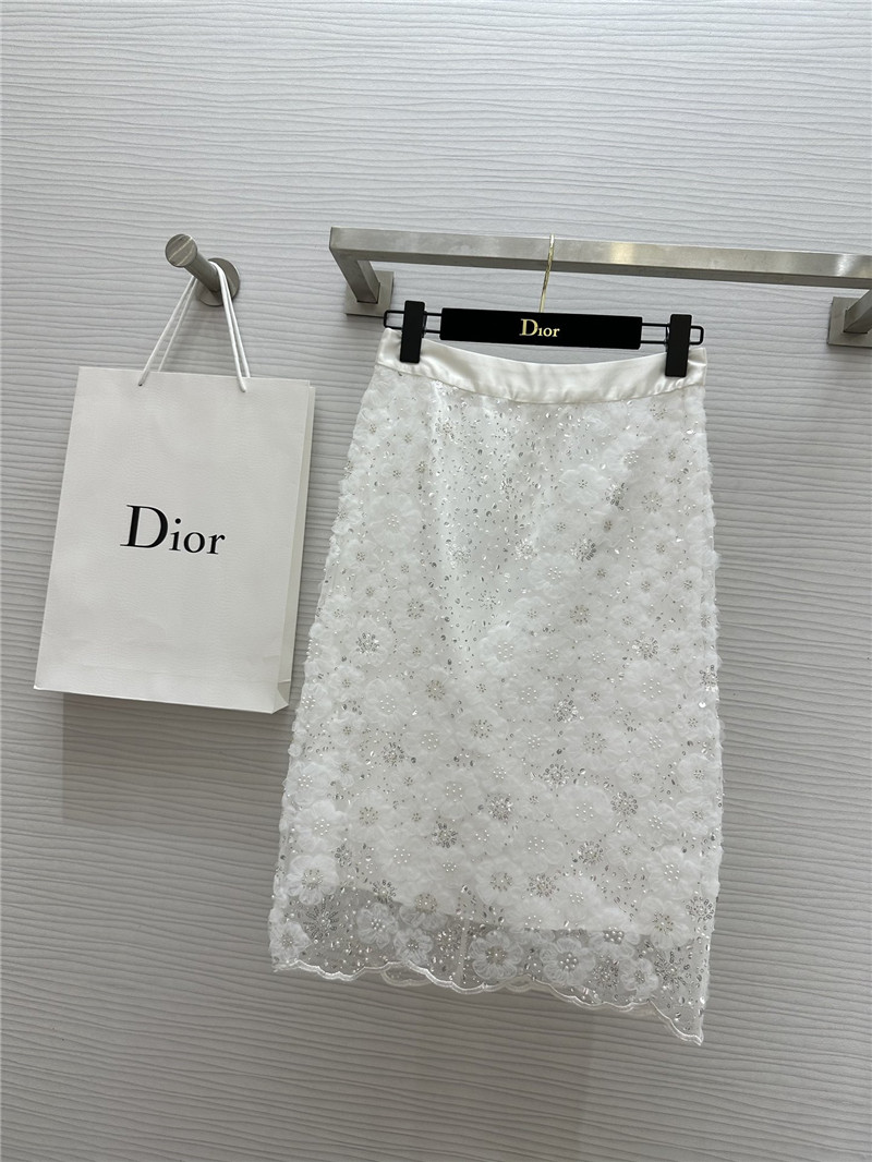 D10r floral sequin lace skirt replica d&g clothing