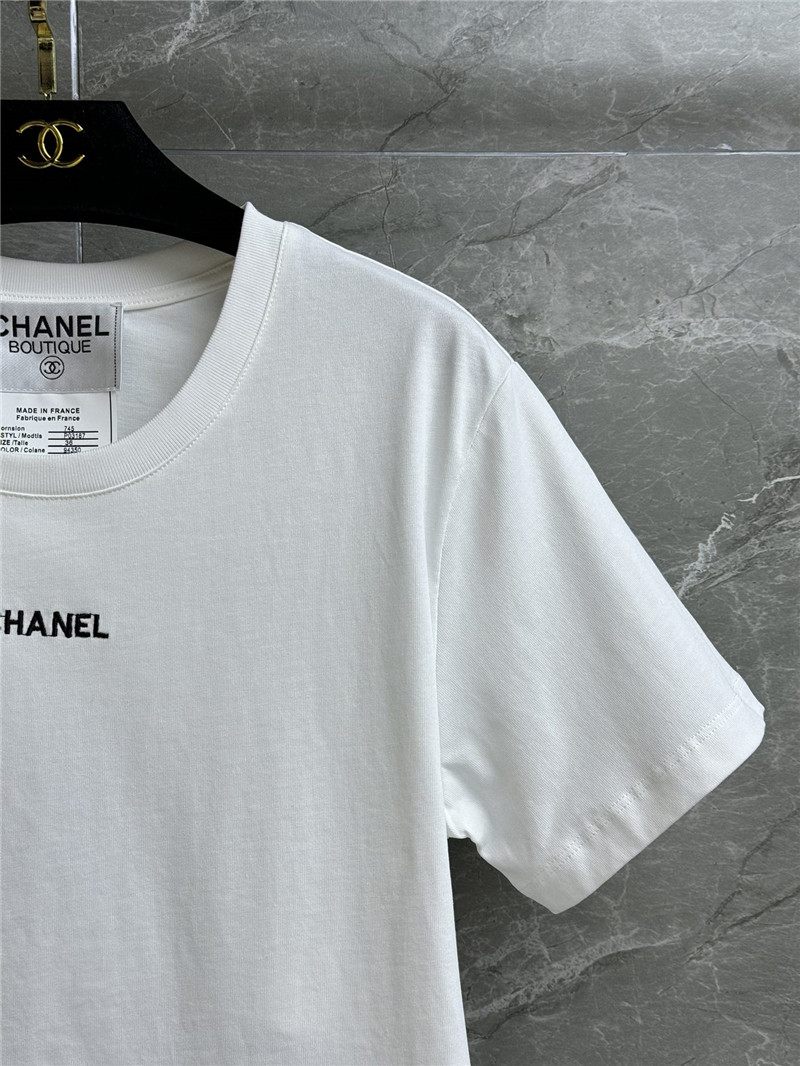 Ch**el drawstring waist t-shirt replica designer clothes