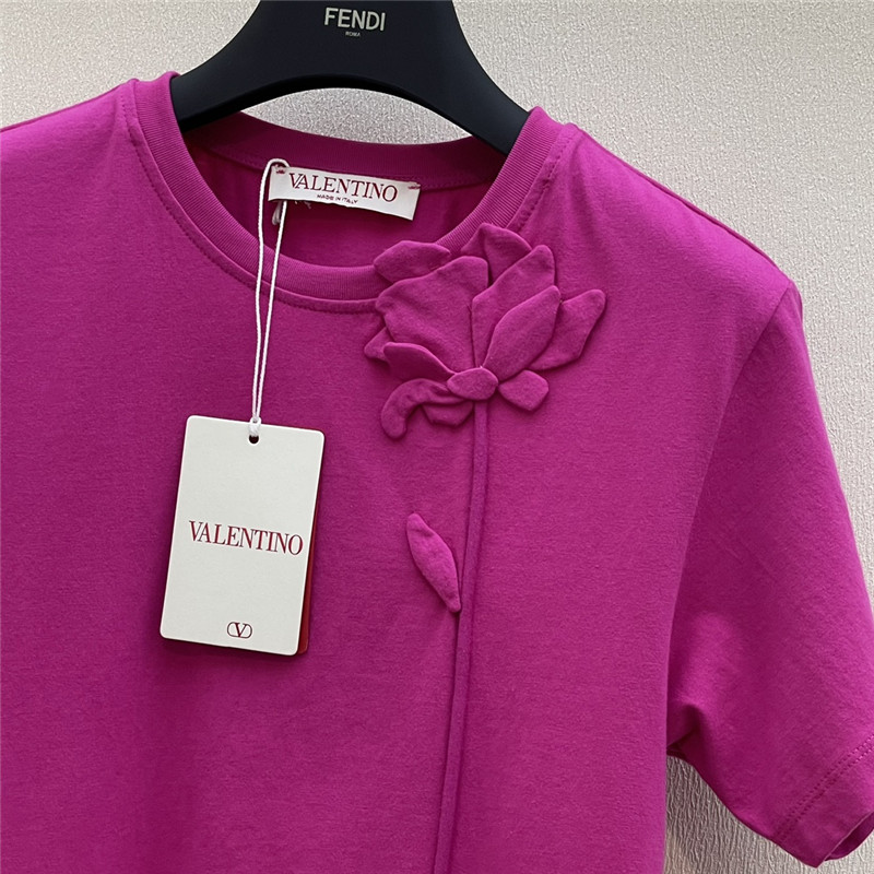 Va1e*ntin0 cotton t-shirt replica designer clothes