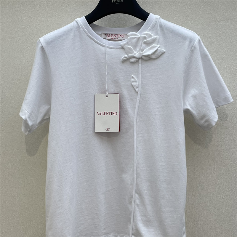 Va1e*ntin0 cotton t-shirt replica designer clothes