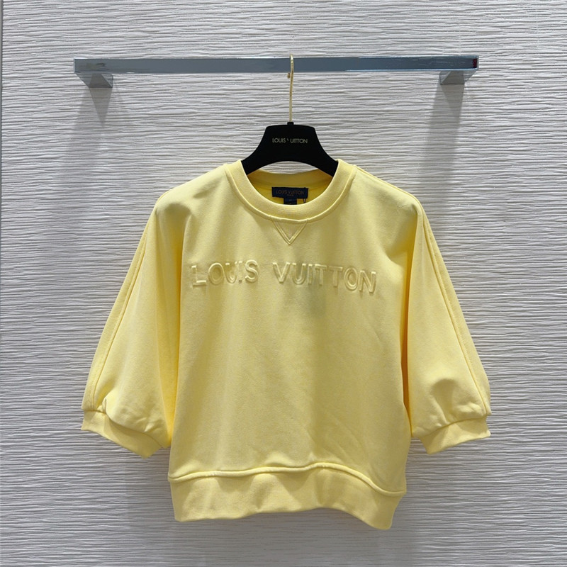 l0vis Vvtt0n lv five-quarter sleeve top + shorts set replica clothes