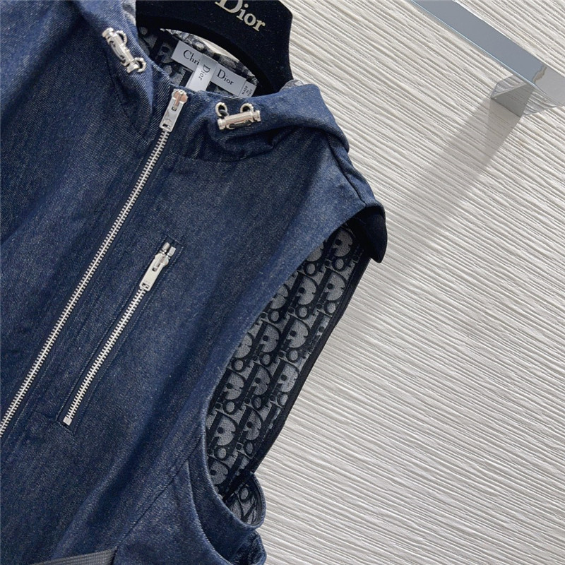 D10r denim vest replica designer clothes