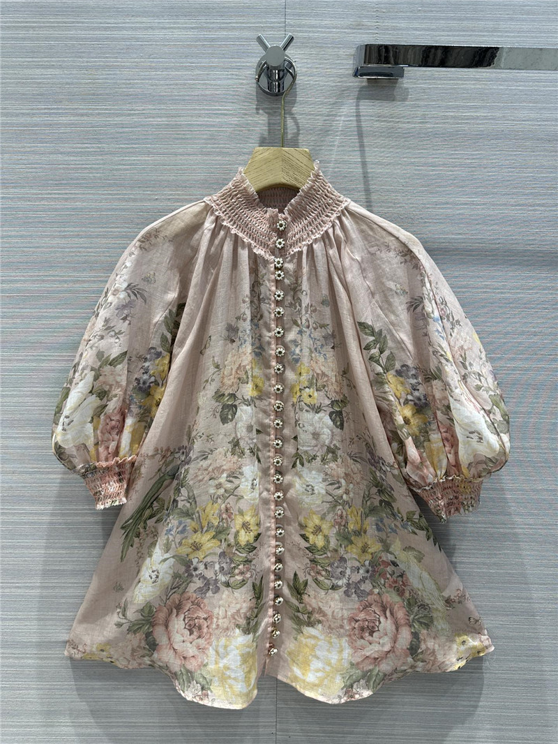 zimm high-end silk and linen shirt replica d&g clothing