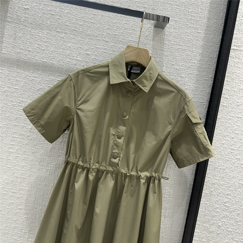 Moncler logo sleeve shirt dress replica clothing