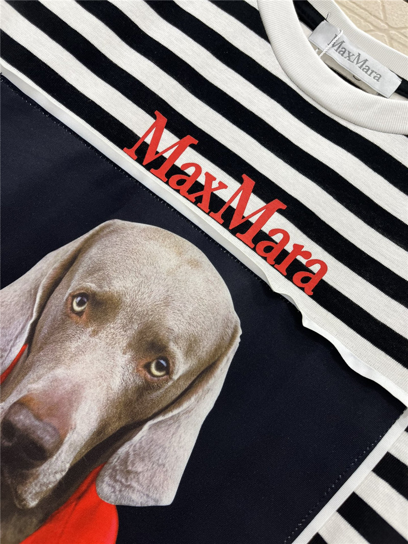 Max Mara Rosso Striped T-shirt