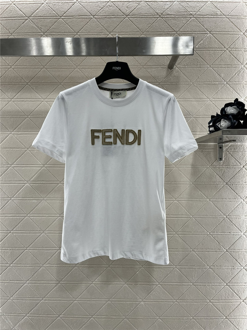 F**di 3d toothbrush lettering t-shirt replica d&g clothing