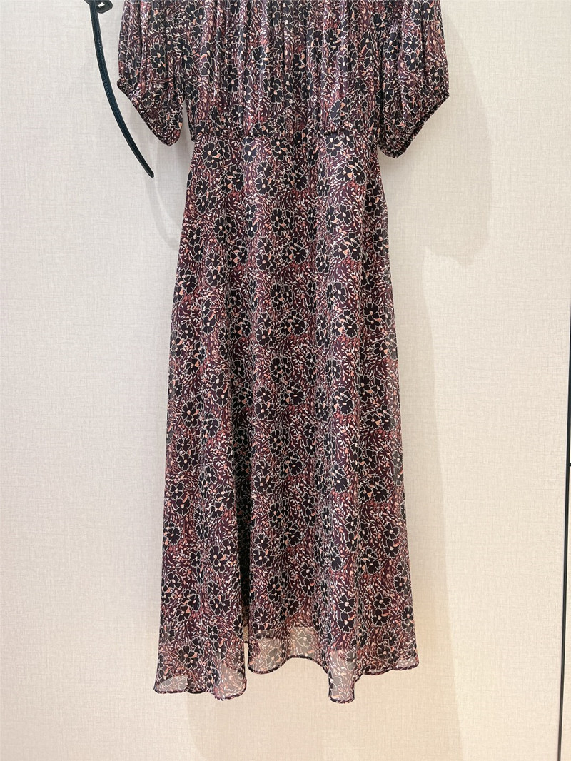 D10r patchwork ruffle collar dress replica d&g clothing
