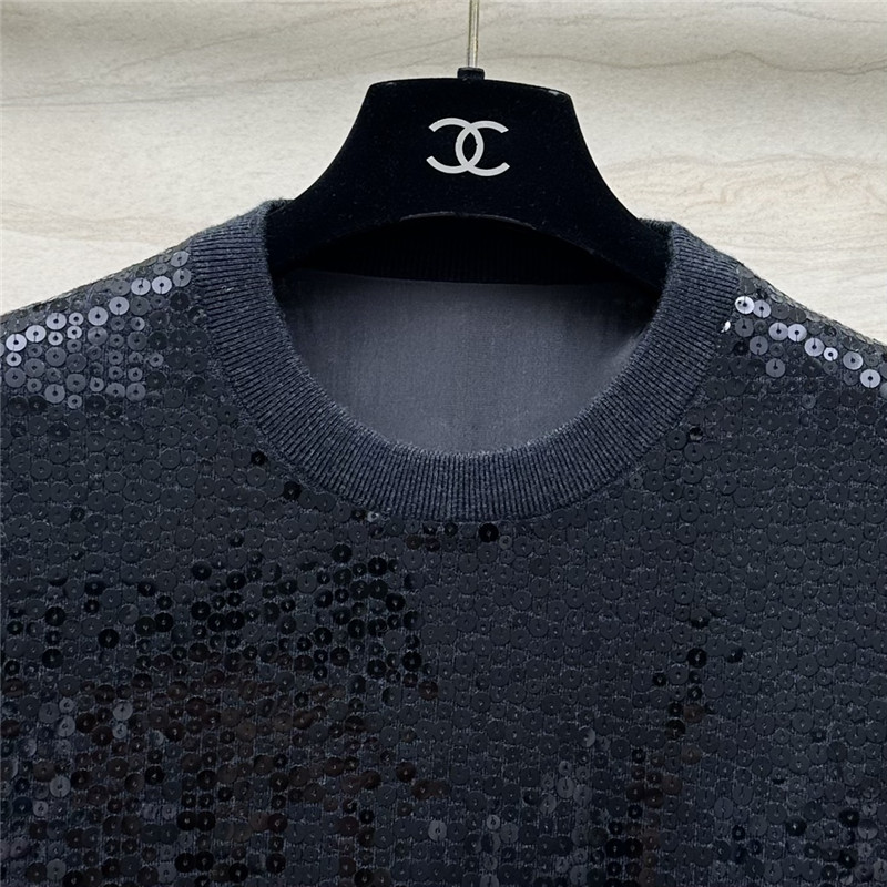BC sequined silk wool top replica clothing sites