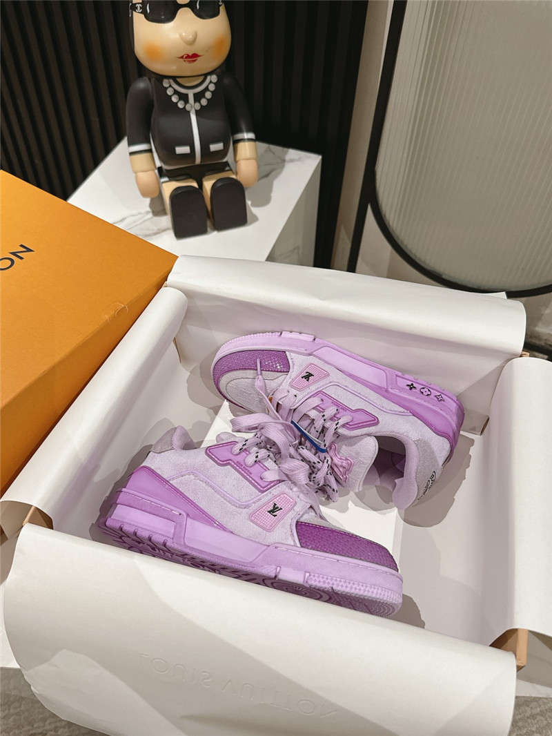 l0vis Vvtt0n lv trainer sneakers purple for women