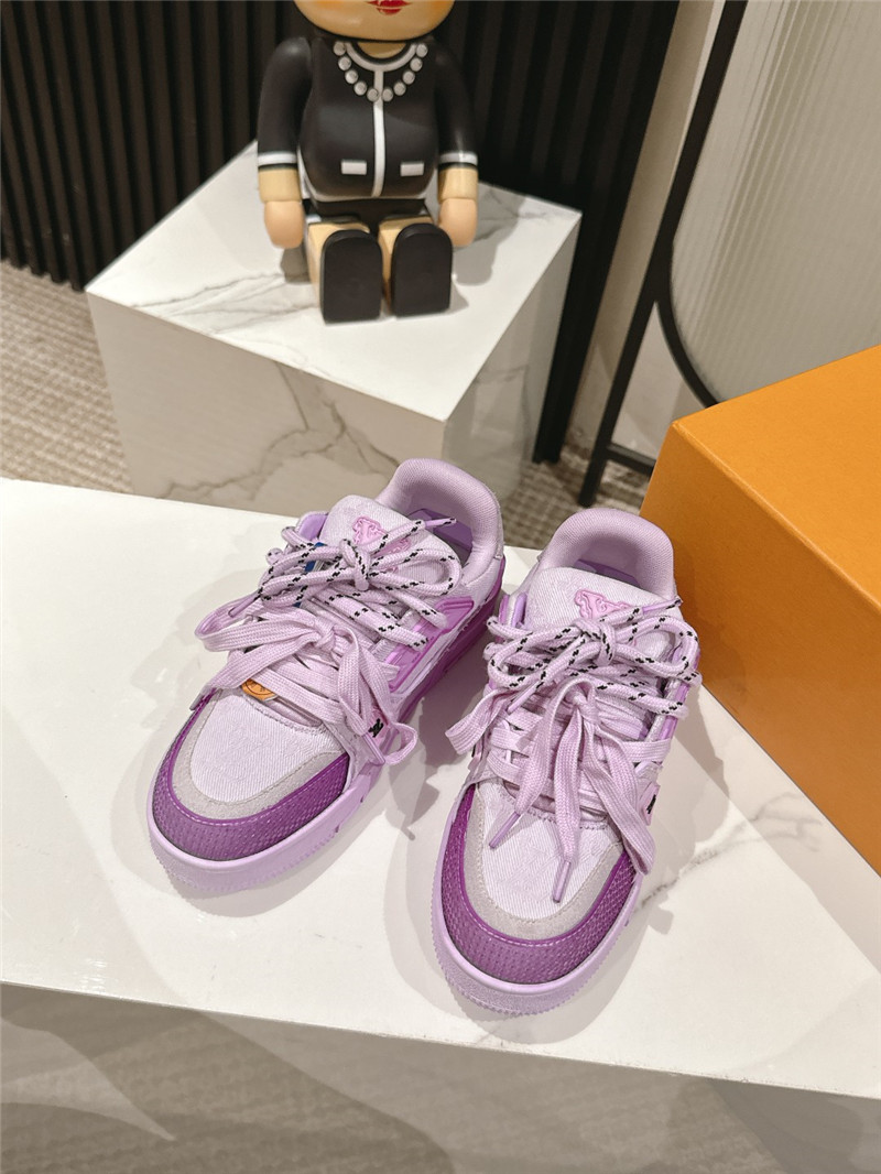 l0vis Vvtt0n lv trainer sneakers purple for women