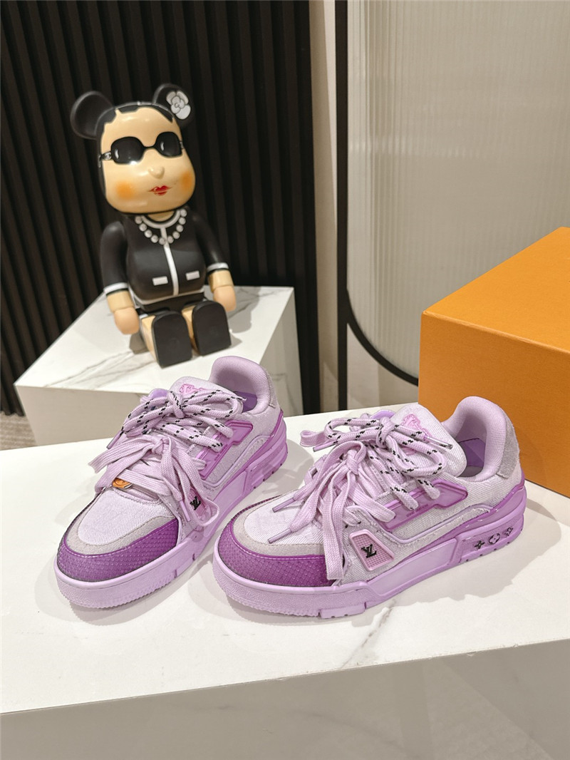 l0vis Vvtt0n lv trainer sneakers purple for women