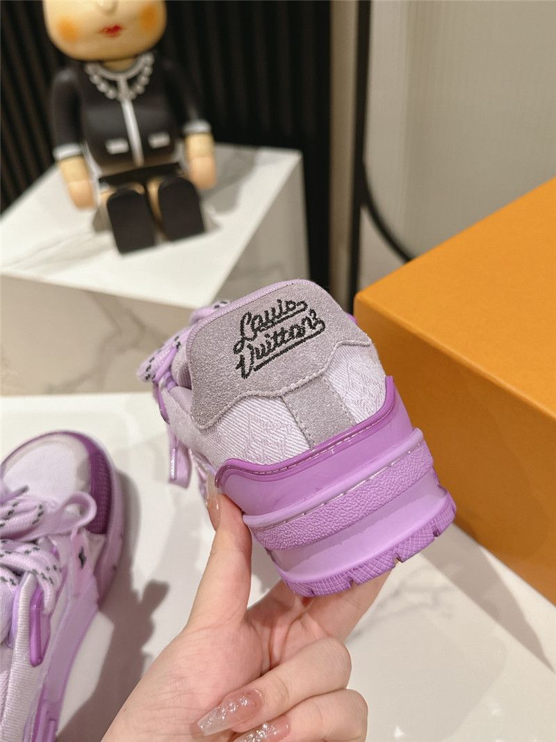 l0vis Vvtt0n lv trainer sneakers purple for women