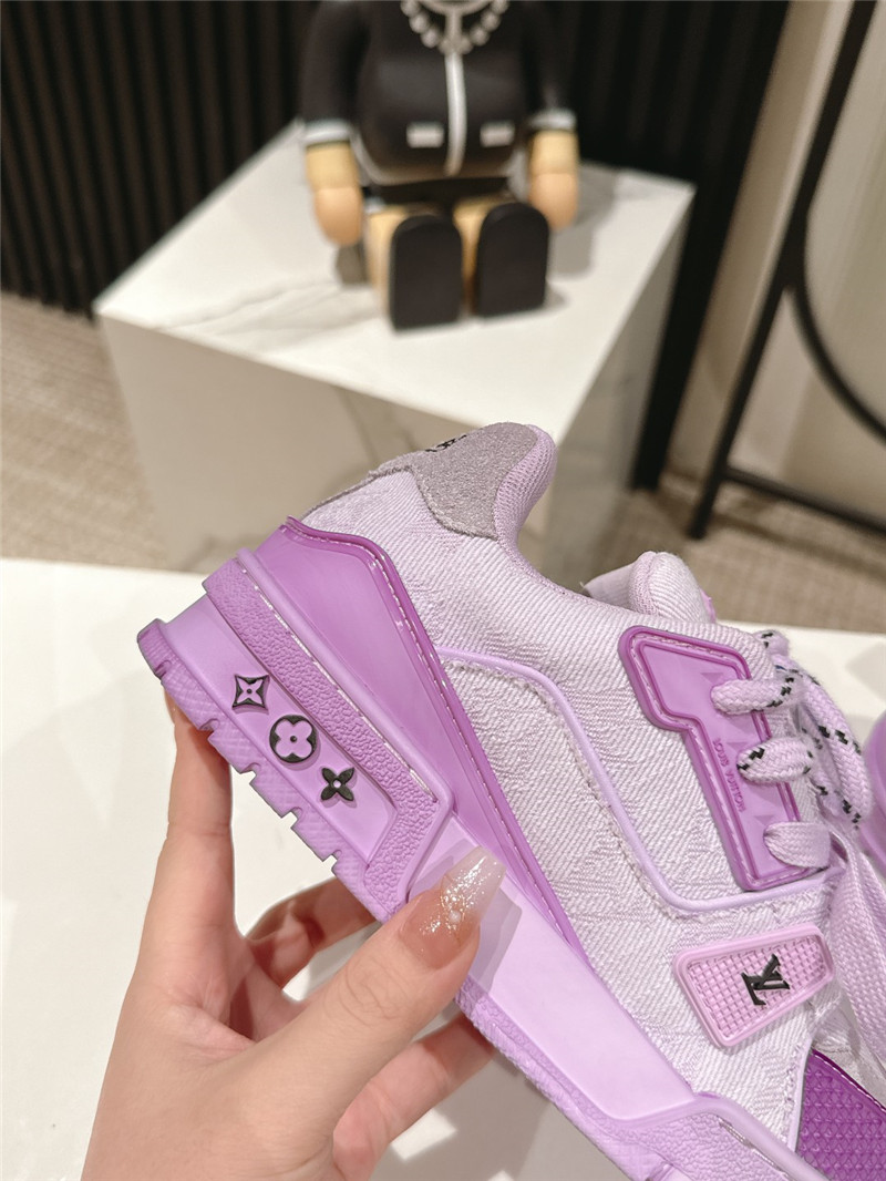l0vis Vvtt0n lv trainer sneakers purple for women