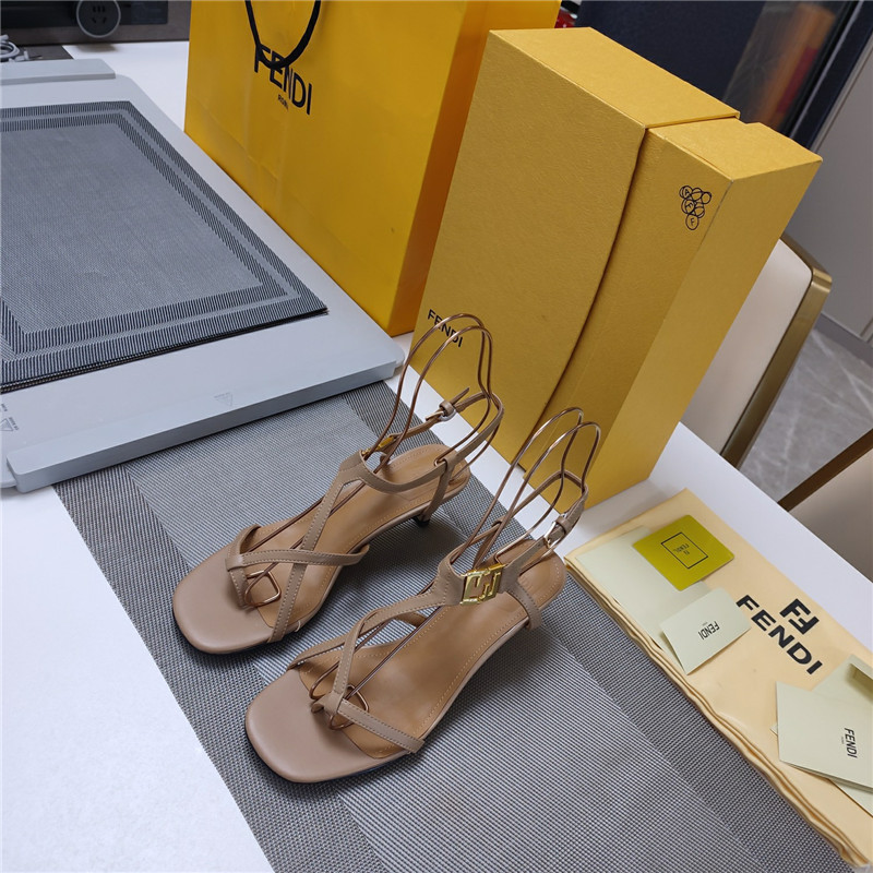 F**di ffold 55mm leather sandals
