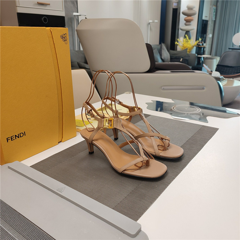 F**di ffold 55mm leather sandals