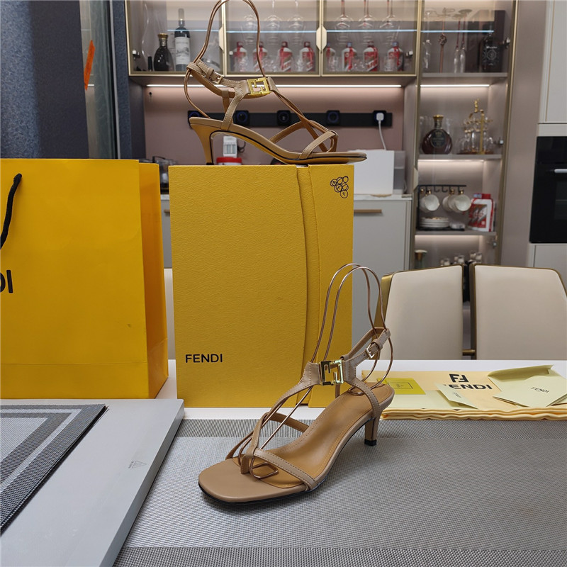 F**di ffold 55mm leather sandals