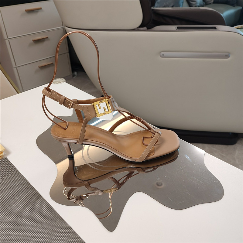 F**di ffold 55mm leather sandals