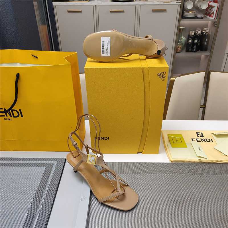 F**di ffold 55mm leather sandals