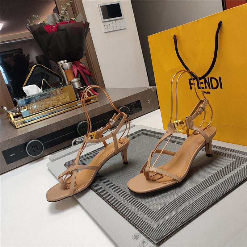 F**di ffold 55mm leather sandals