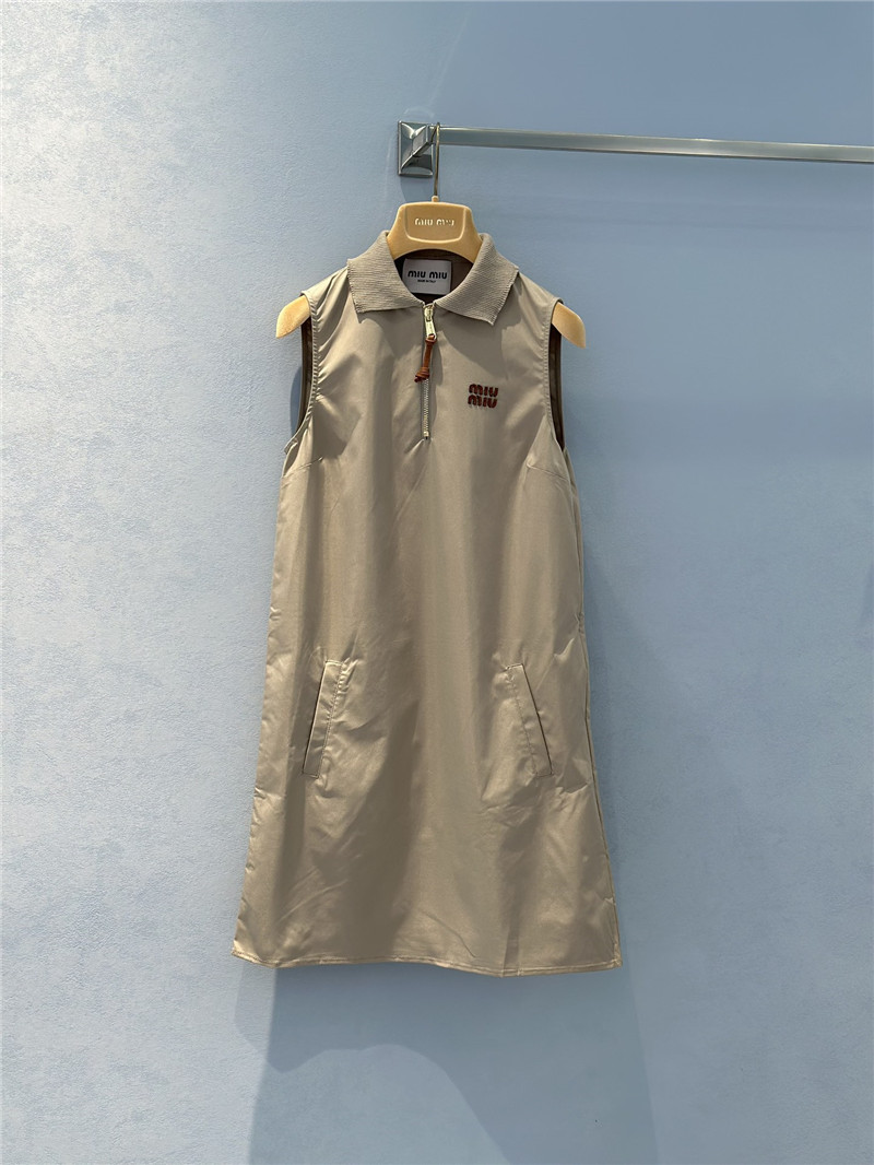 M1um1u polo vest dress replica designer clothes