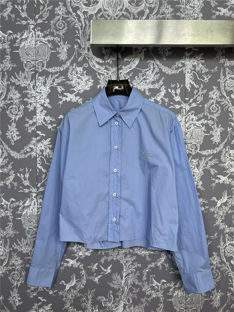 M1um1u new short shirt replica d&g clothing