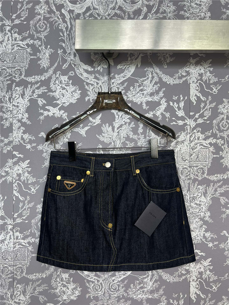 Pra*a new denim skirt replica d&g clothing