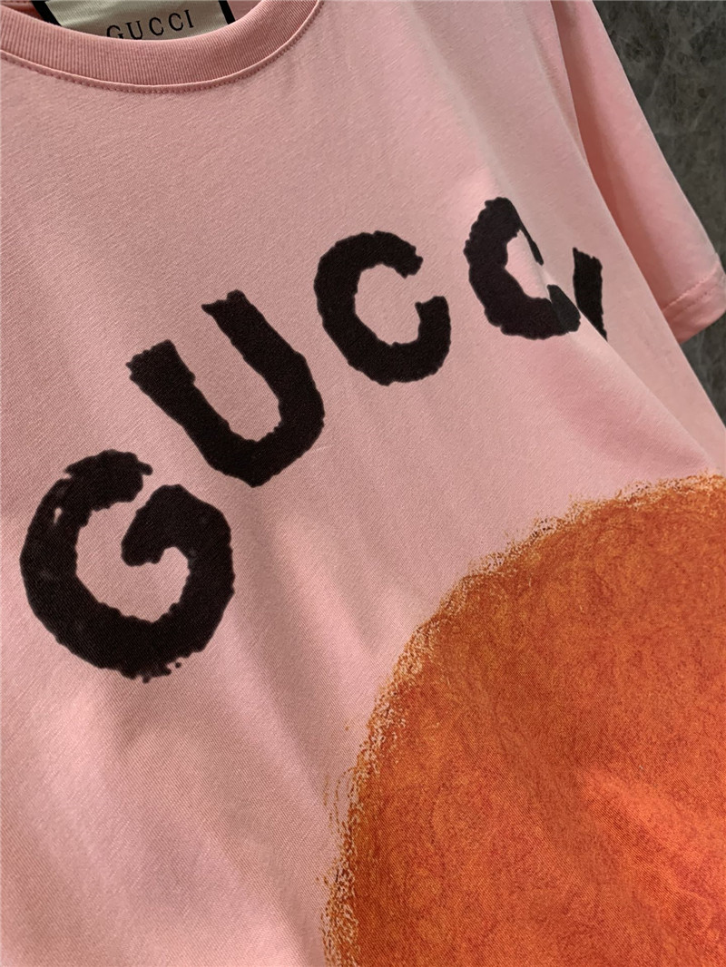 Gvc*1 cartoon dog fun print short sleeve t-shirt replica clothing