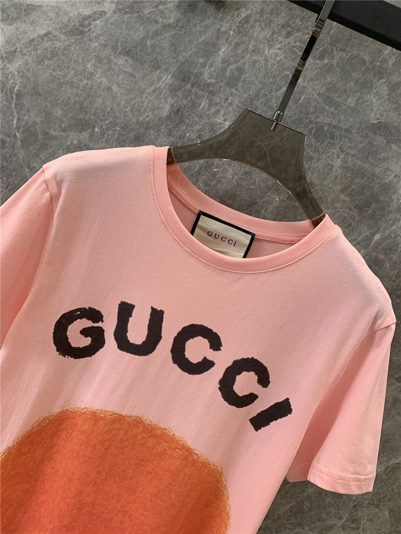 Gvc*1 cartoon dog fun print short sleeve t-shirt replica clothing