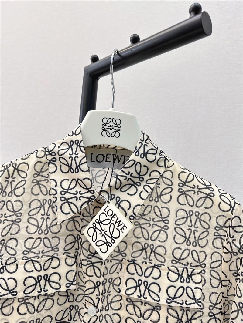 L0ew* loose ice silk sun protection shirt replica clothes
