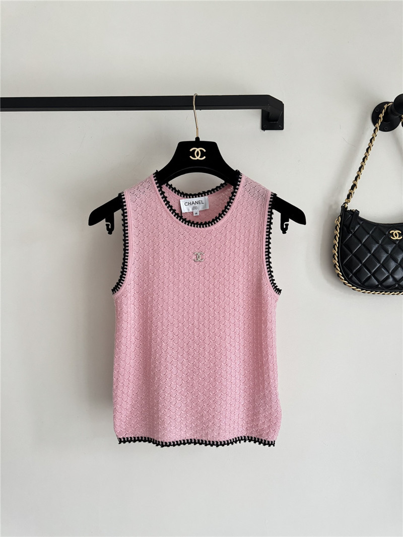 Ch**el crochet vest cheap replica designer clothes