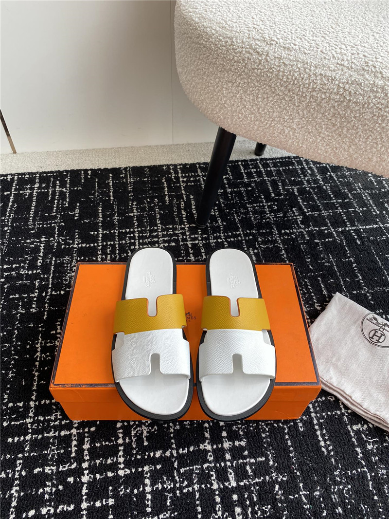 H**me5 izmir sandals yellow white