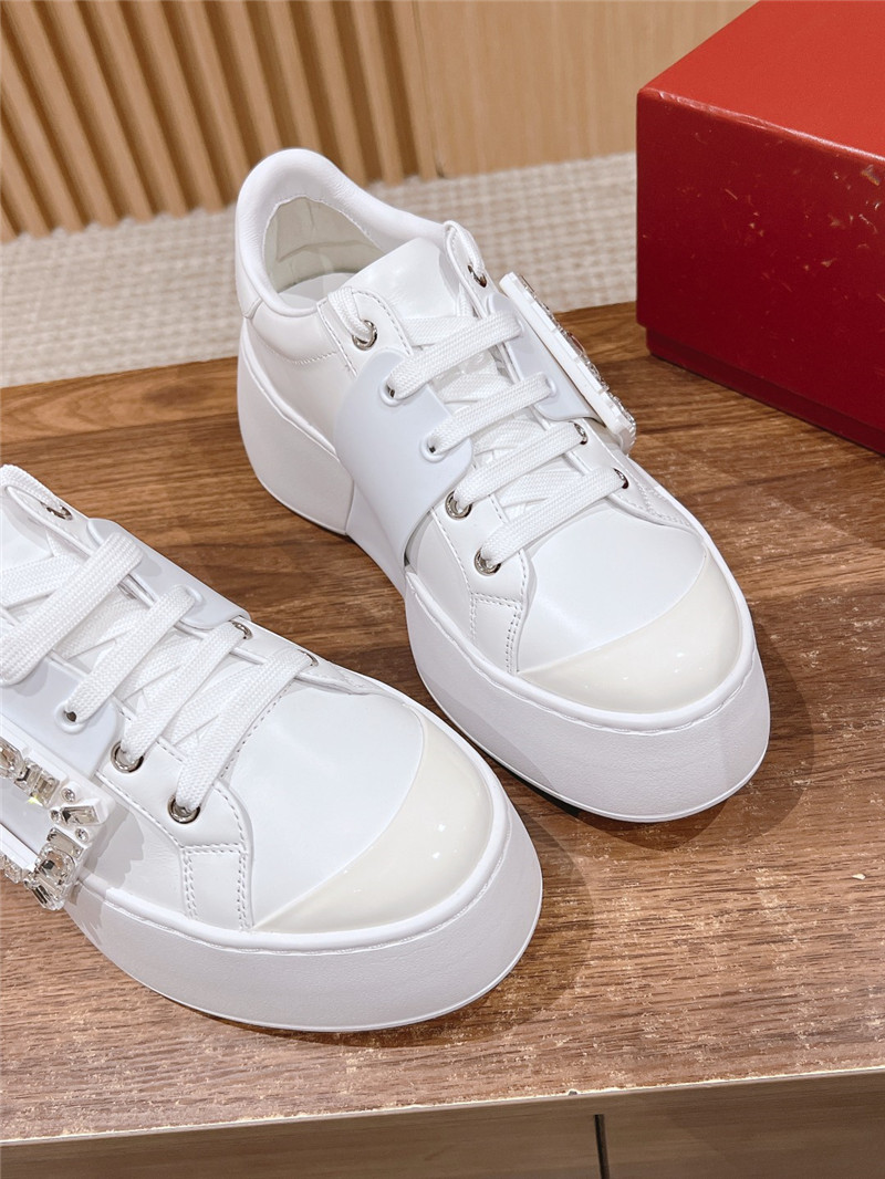 roger u1u1er viv skate leather sneakers