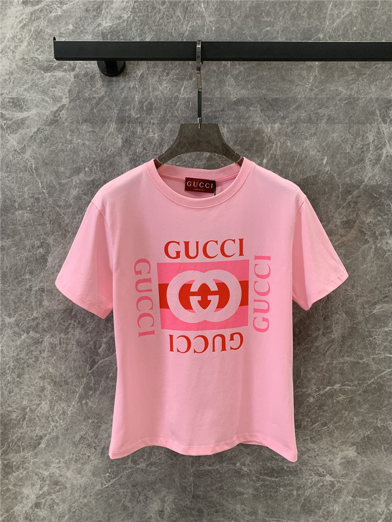 Gvc*1 new logo print short sleeve t-shirt replica clothes