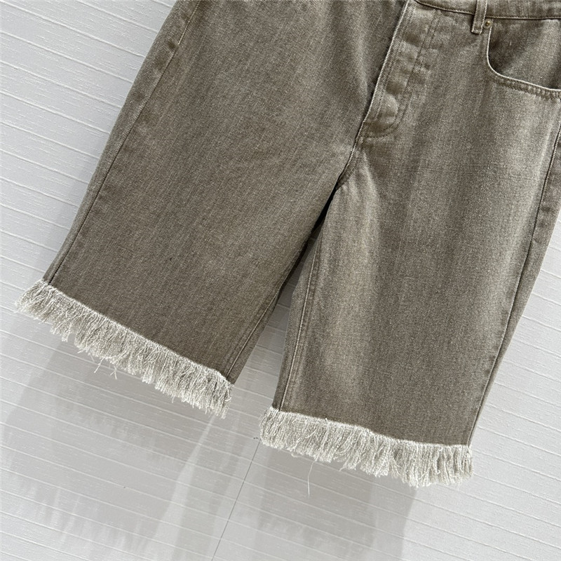 L0ew* washed denim shorts replicas clothes
