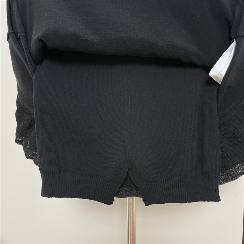 Ch**el pleated cake knit short skirt replica clothing