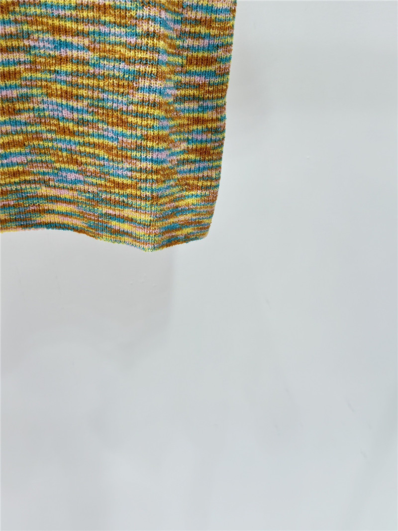 Ch**el knitted crew neck short sleeve replica d&g clothing