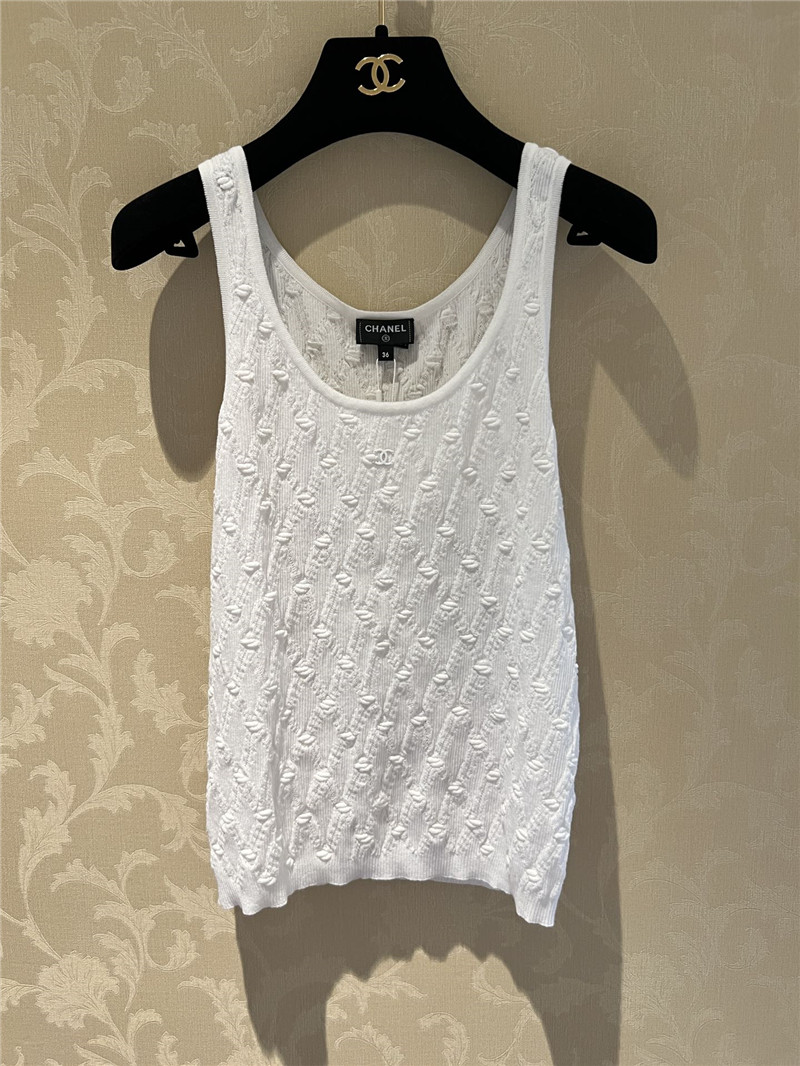 Ch**el knitted vest replica d&g clothing