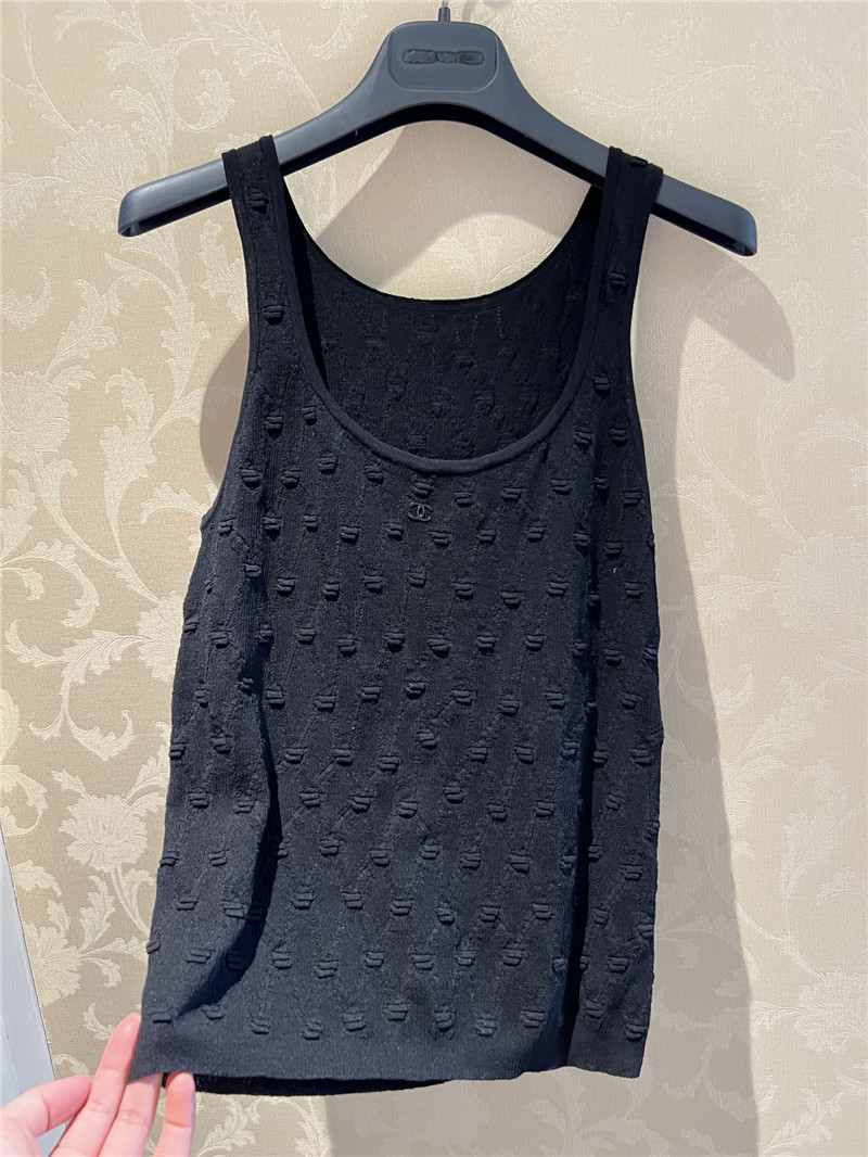 Ch**el knitted vest replica d&g clothing