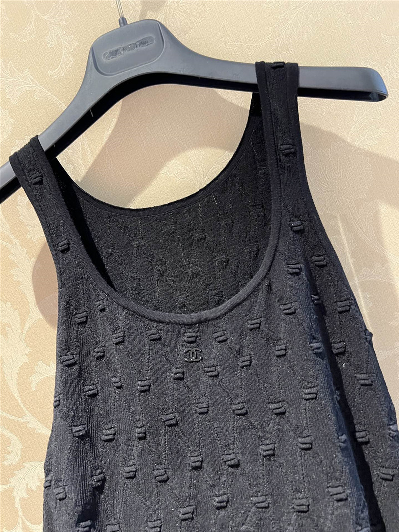 Ch**el knitted vest replica d&g clothing