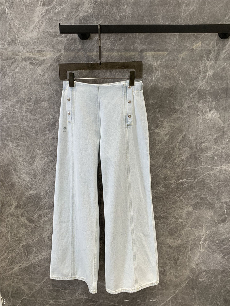 D10r three breasted denim trousers replica clothing