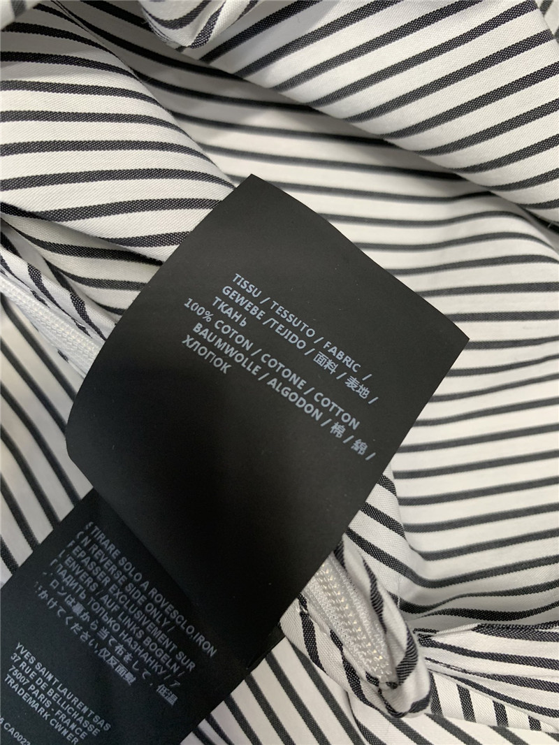 Y51 striped one-shoulder off-shoulder irregular shirt replica clothes