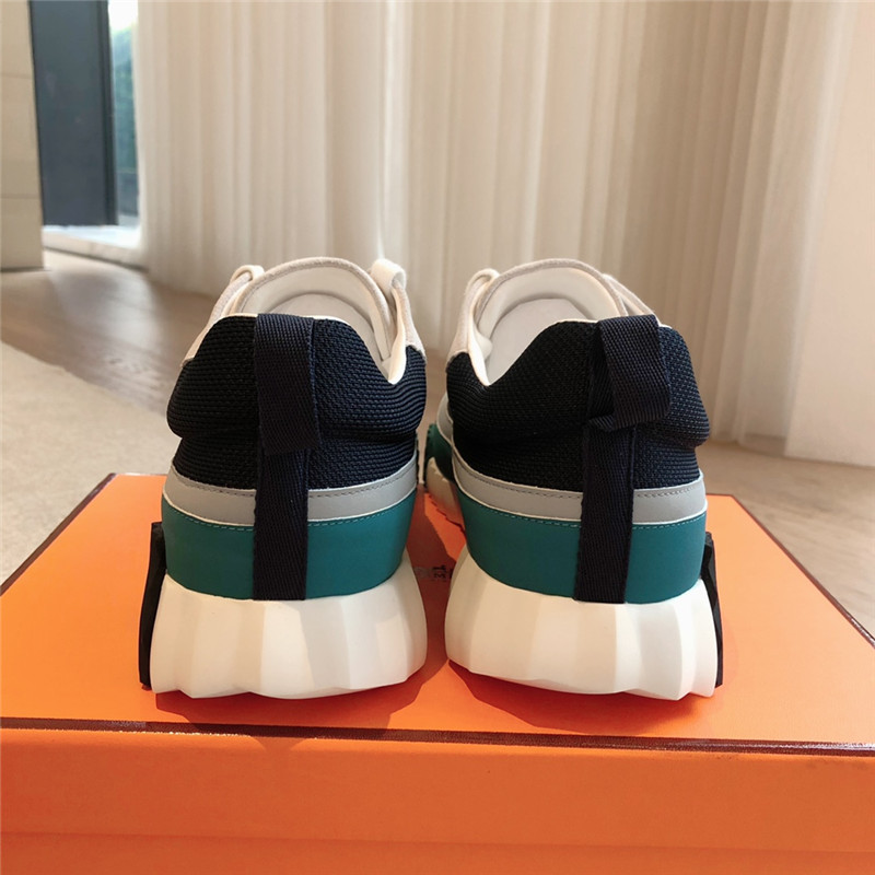 H**me5 tan leather bouncing sneakers sale