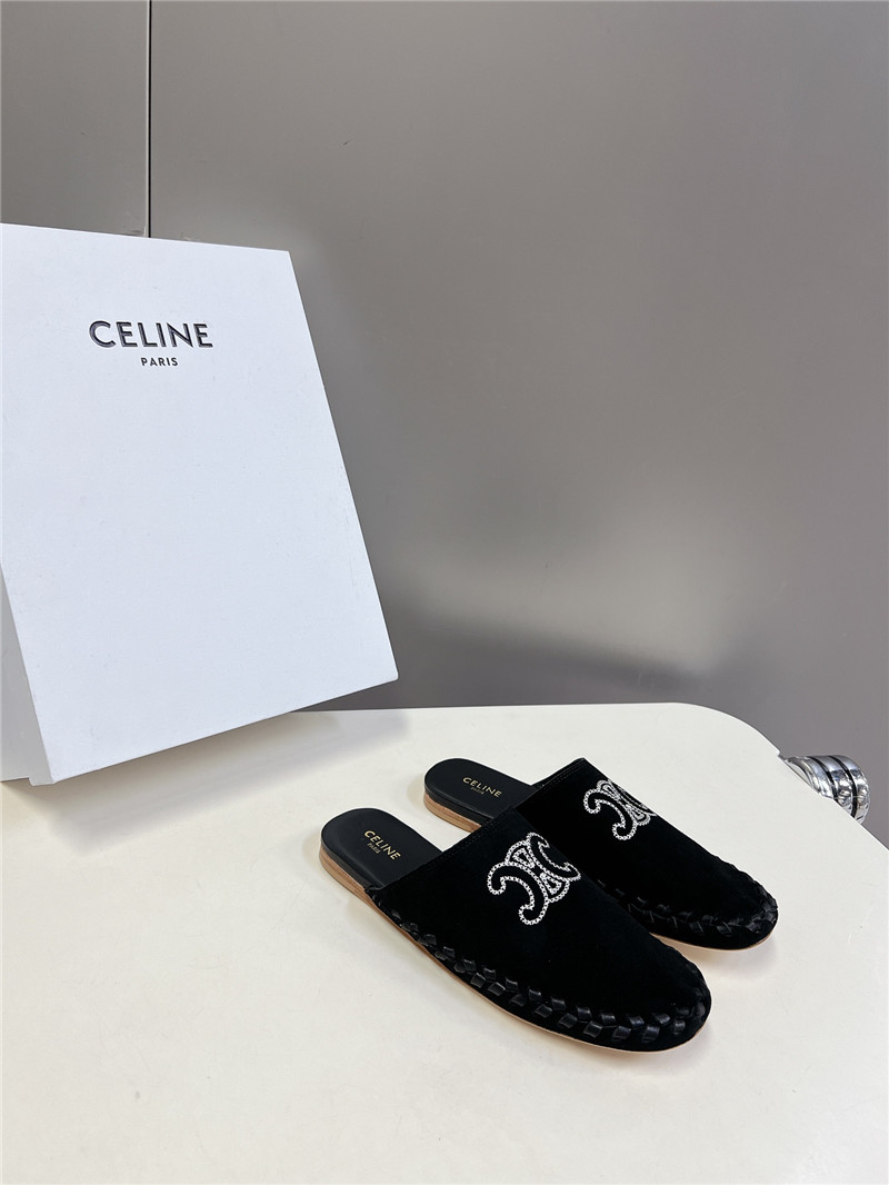 Ce1i*e marlou triomphe mule in black suede