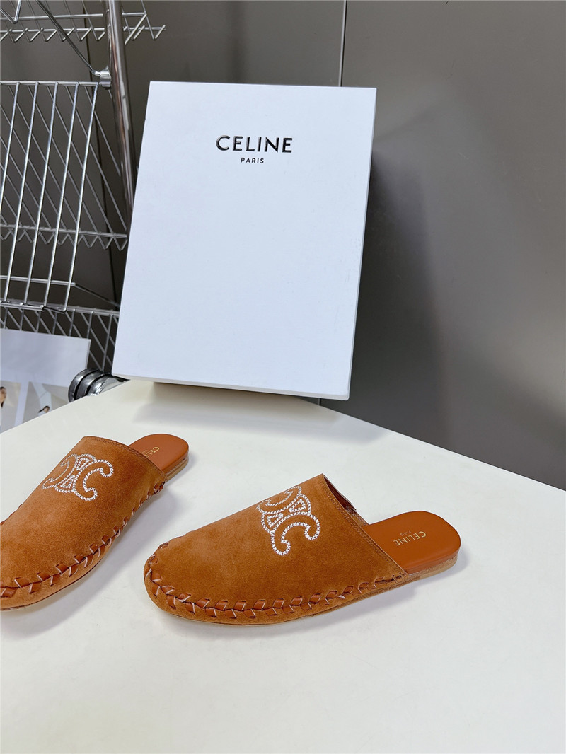 Ce1i*e marlou triomphe mule in brown suede