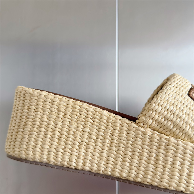 F**di sunshine platform sandals