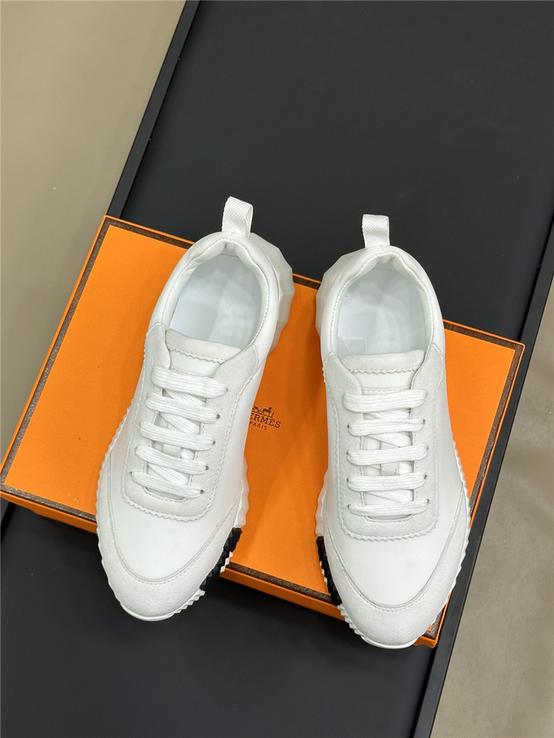 H**me5 white & brown bouncing sneaker women